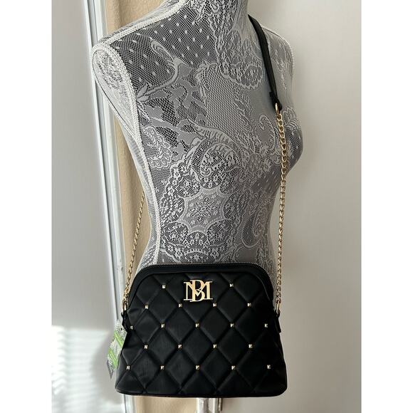 NWT Badgley Mishka Crossbody Dome with Quilting and Studs - Picture 2 of 14